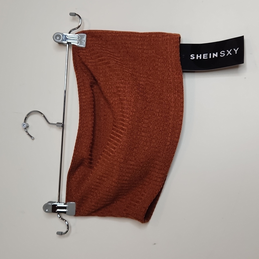 NWT! SHEIN‎ Rust Mini Skirt Set - Picture 2 of 10